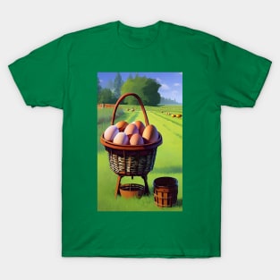 Eggs in a farm T-Shirt